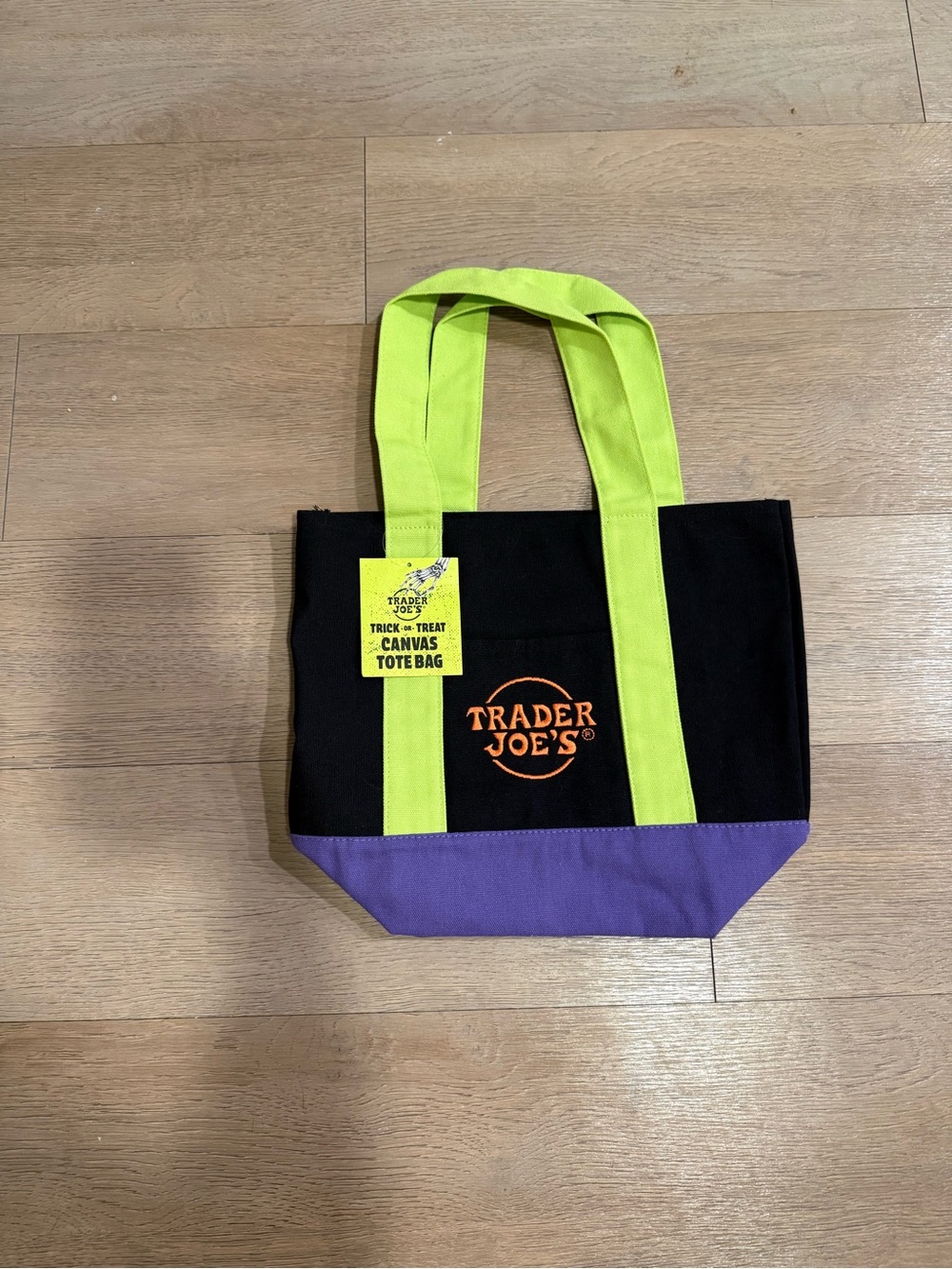 Trader Joe’s Mini Trick or Treat Halloween Canvas Tote Bag